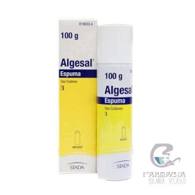 Algesal 100/10 mg/g Aerosol Tópico Espuma 100 gr