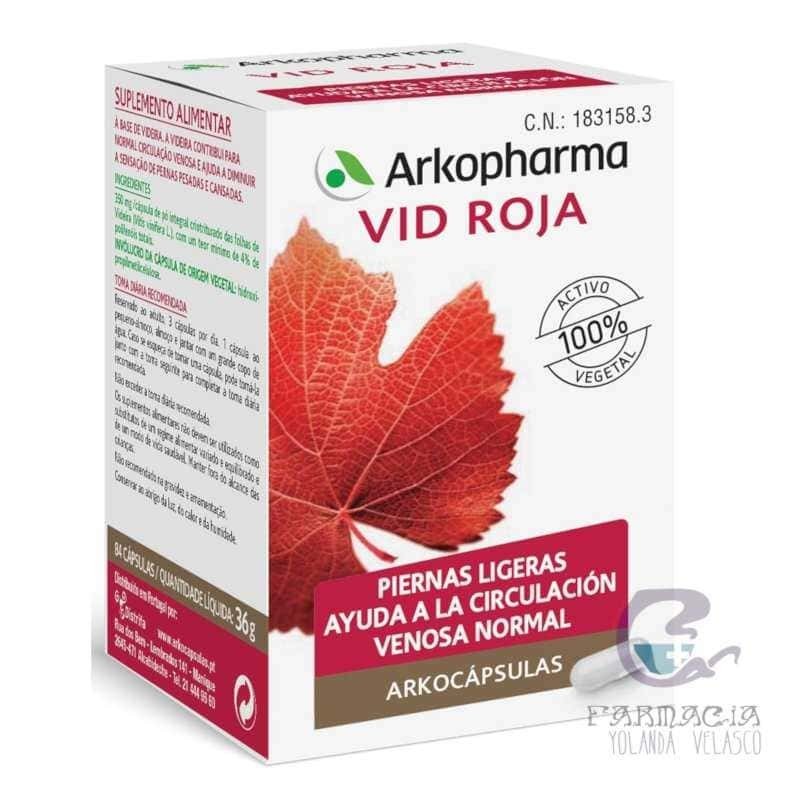 Arkopharma Vid Roja 84 Cápslas