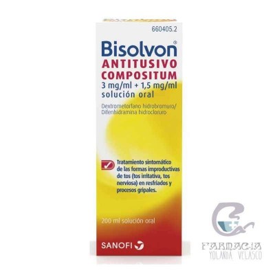 Bisolvon Antitusivo Compositum 3/1,5 mg/ml Solución Oral 200 ml