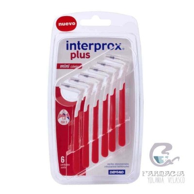 Cepillo Interproximal Interprox Plus Mini Cónico 6 Unidades