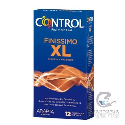 Control Finissimo XL Preservativo 12 Unidades