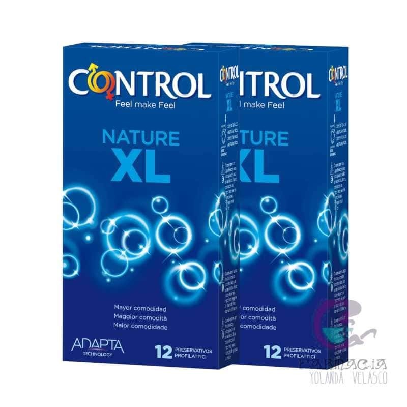 Control Nature XL Preservativos Pack Ahorro 12+12 Unidades