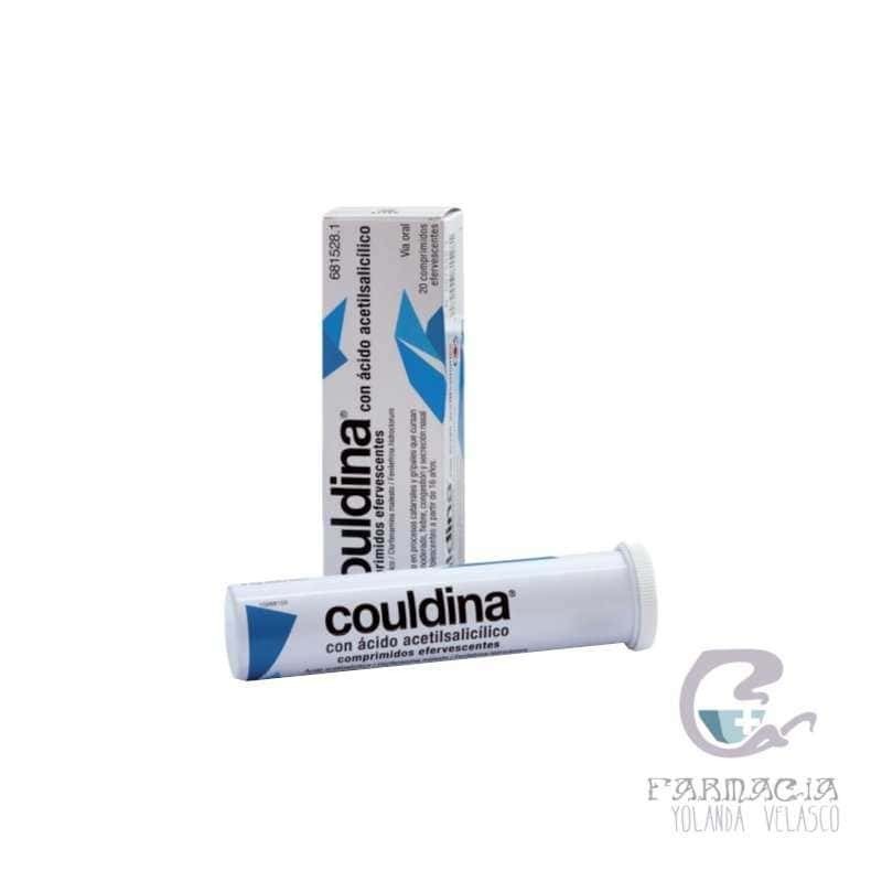 Couldina Con Ácido Acetilsalicilico 500/2/7,5 mg 20 Comprimidos Efervescentes