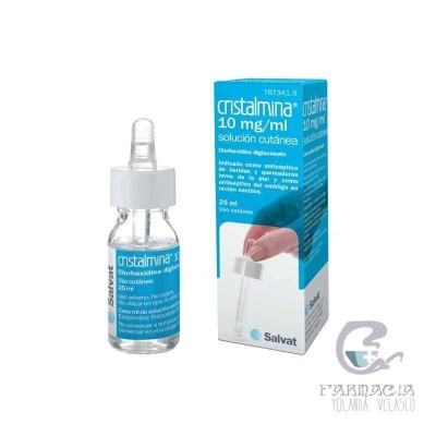 Cristalmina 10 mg/ml Solución Tópica 1 Frasco 25 ml