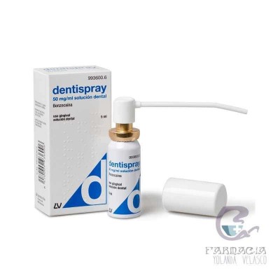 Dentispray 50 mg/ml Aerosol Bucal Solución 5 ml