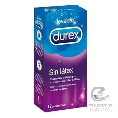 Durex Sin Latex Preservativos 12 Unidades