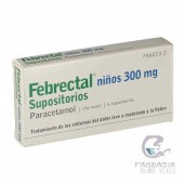 Febrectal Infantil 300 mg 6 Supositorios
