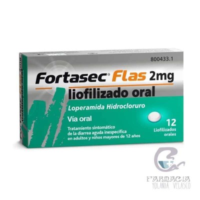 Fortasec Flas 2 mg 12 Liofilizados Orales