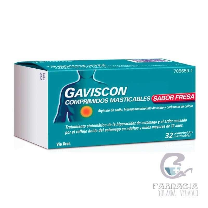 Gaviscon 24 Comprimidos Masticables Fresa