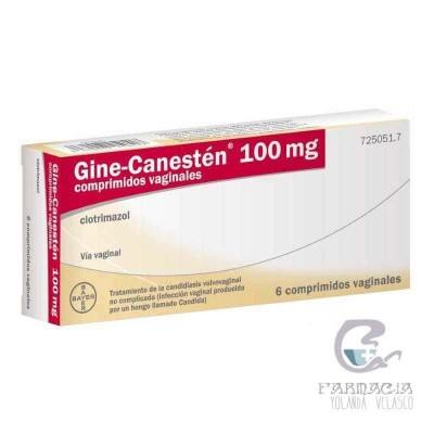 Gine-Canesten 100 mg 6 Comprimidos Vaginales