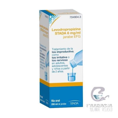 Levodropropizina Stada EFG 6 mg/ml Jarabe 200 ml