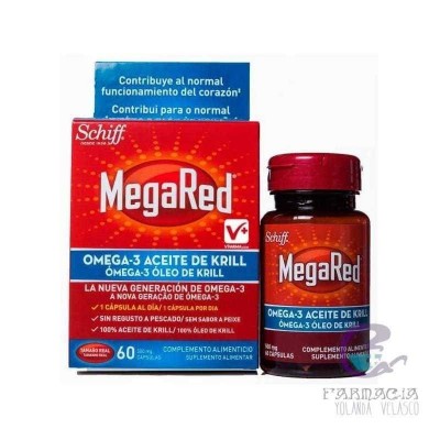 Megared 500 Omega 3 Aceite de Krill 60 Cápsulas