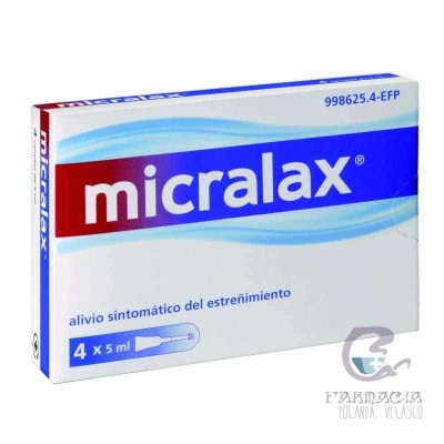 Micralax 45mg/450 mg Emulsión Rectal 4 Microenemas 5 ml