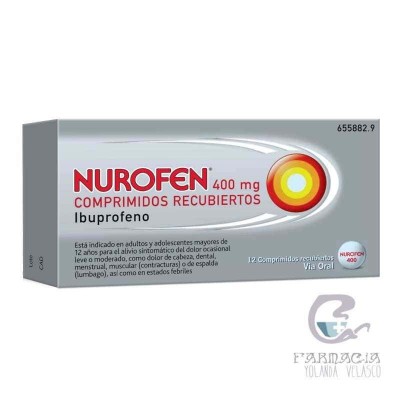 Nurofen 400 mg 12 Comprimidos Recubiertos