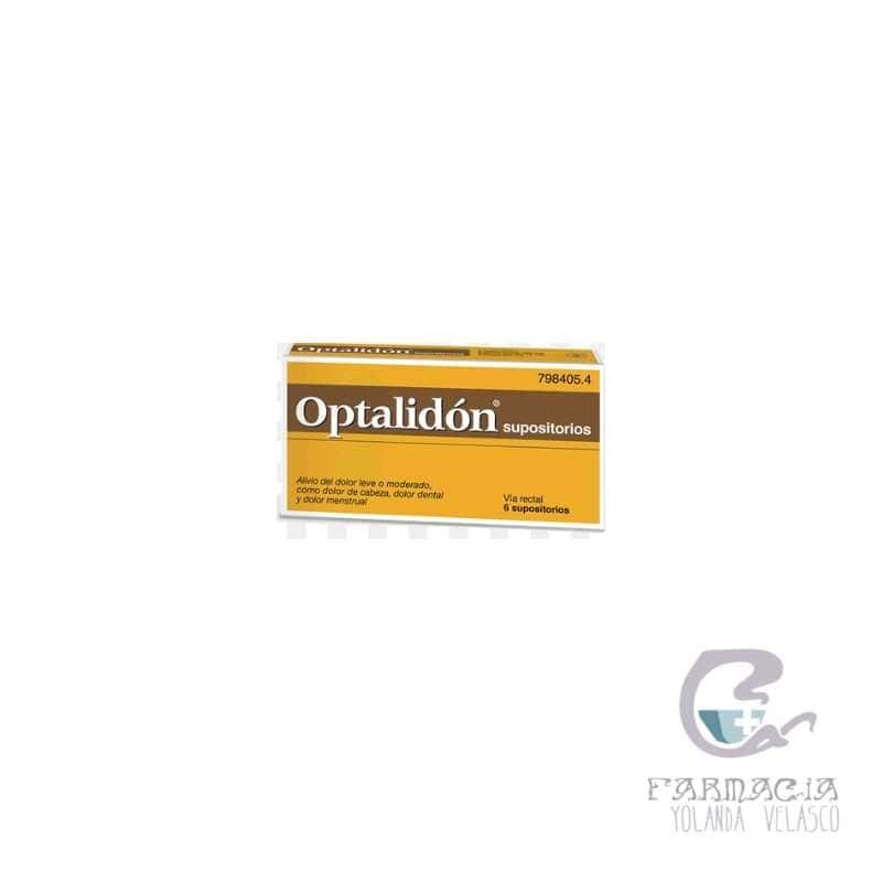 Optalidon 500/75 mg 6 Supositorios