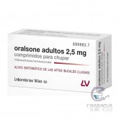 Oralsone Adultos 2,5 mg 12 Comprimidos para Chupar