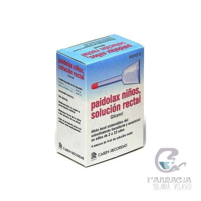 Paidolax 3,28 ml Solución Rectal 4 Enemas 4 ml