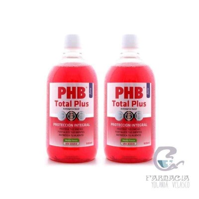 PHB Total Plus Enjuague Bucal 500 ml + 500 ml