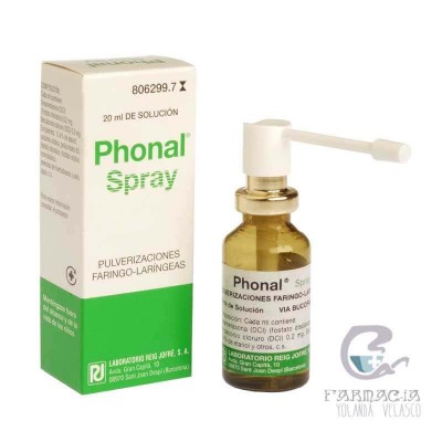 Phonal Spray Aerosol Tópico Solución 20 ml