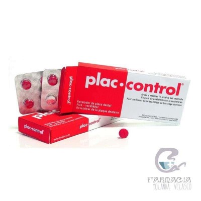 Plac Control Revelador Placa Dental 20 Comprimidos