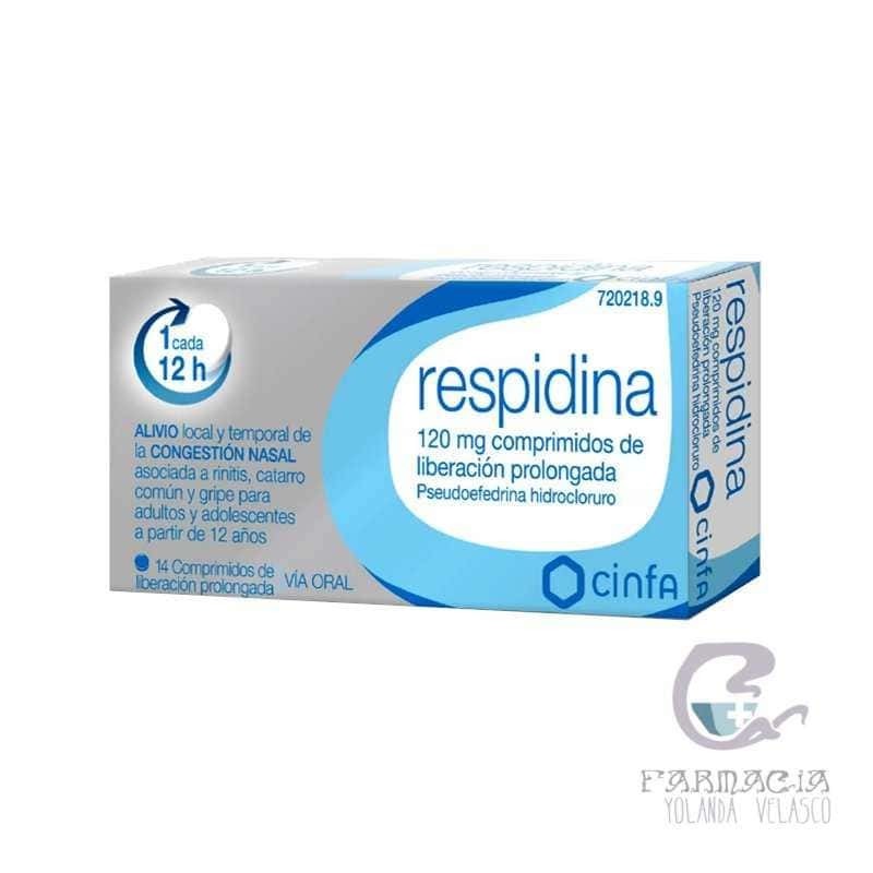 Respidina 120 mg Comprimidos Liberación Prolongada