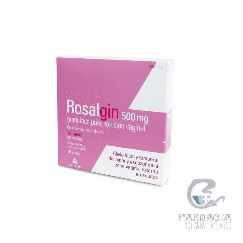 Rosalgin 500 mg Granulado Solución Vaginal 10 Sobres