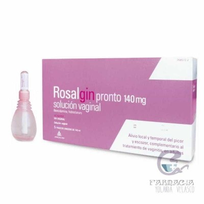 Rosalgin Pronto 140 mg Solución Vaginal 5 Unidosis 140 ml