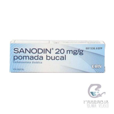 Sanodin 20 mg/g Pomada Bucal 15 gr