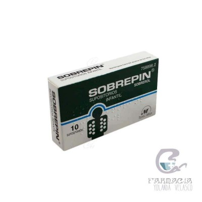 Sobrepin Infantil 100 mg 10 Supositorios