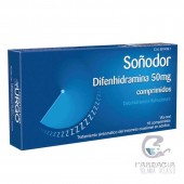 Soñodor Difenhidramina 50 mg 16 Comprimidos
