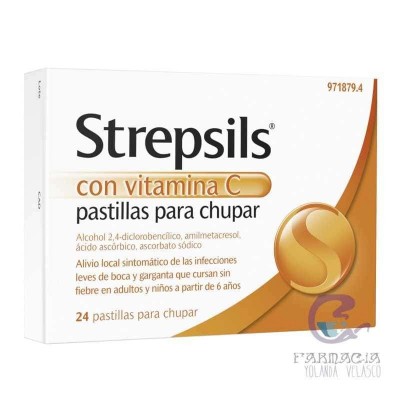 Strepsils Vitamina C 24 Pastillas Para Chupar