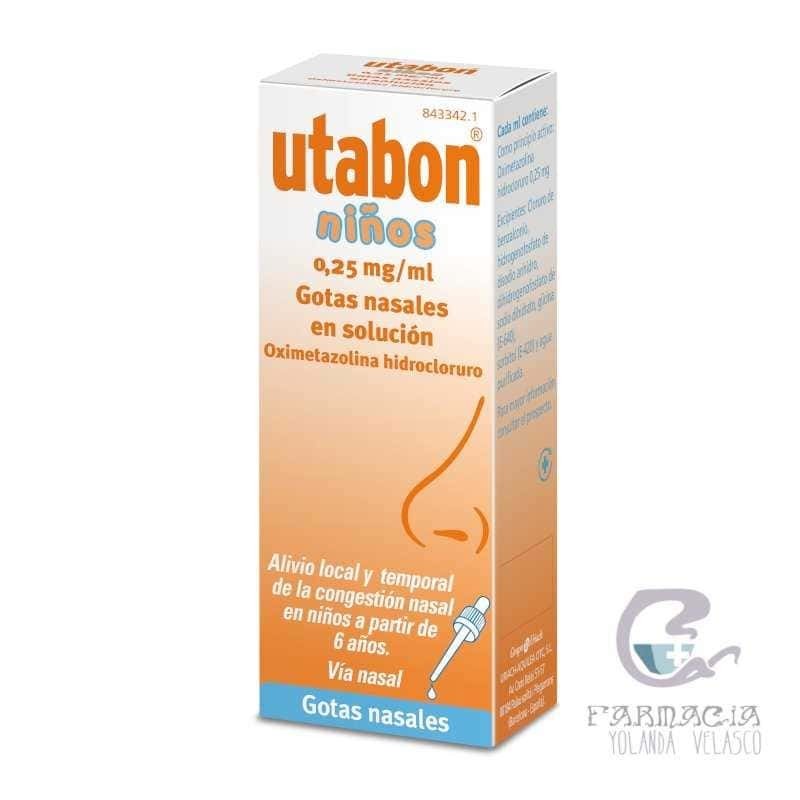 Utabon Niños 0.25 mg/ml Gotas Nasales 1 Frasco Solución 15 ml
