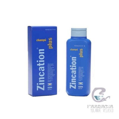 Zincation Plus 10 mg/ml + 4 mg/ml Champú Medicinal 500 ml