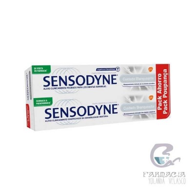 Sensodyne Cuidado Blanqueante 75 ml Duplo