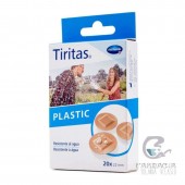 Tiritas Plastic Apósito Adhesivo Redondas 22 mm 20 Unidades