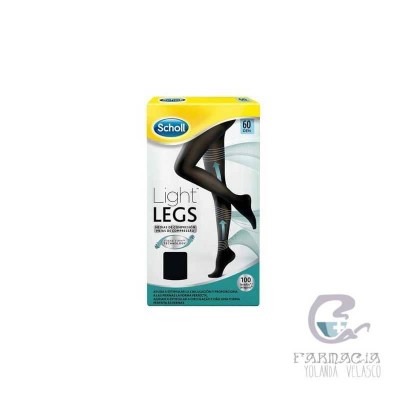 Medias Compresión Ligera Scholl Light Legs 60 DEN Color Negro L