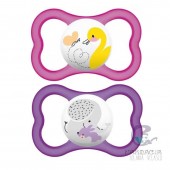 Chupete Silicona Mam Air +6M Pack Doble