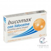 Bucomax Lidocaina 24 Pastillas para Chupar Limon