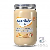 Nutriben Manzana Naranja Plátano y Galleta Potito 235 gr