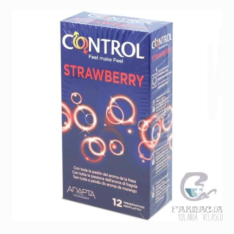 Control Strawberry Preservativos 12 Unidades