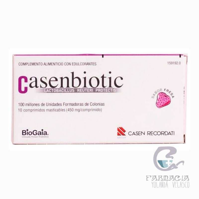 Casenbiotic Sabor Fresa 10 Comprimidos