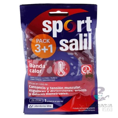 Sportsalil Pack Banda Calor 29x9 cm 3+1