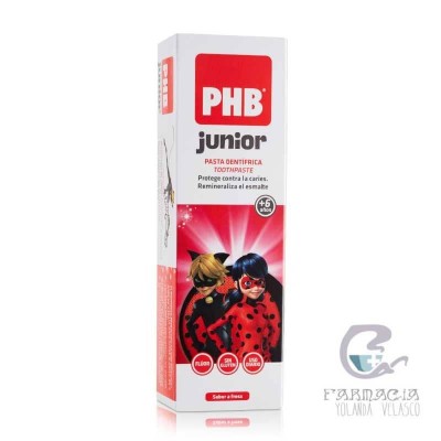 PHB Junior Pasta Dental Fresa 75 ml