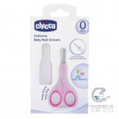 Chicco Tijeras Seguridad Uñas Recién Nacido Rosa
