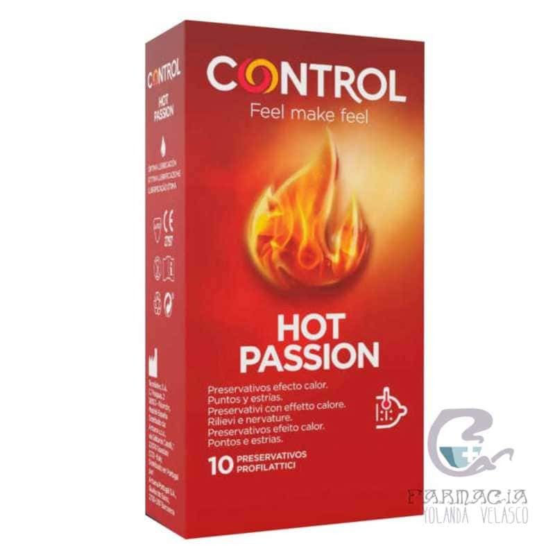 Control Hot Passion Preservativos 10 Unidades