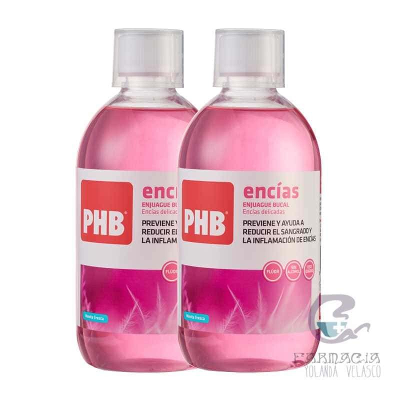 Phb Encías Enjuague Bucal 2 Envases 500 ml Duplo