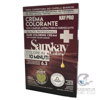 Sanykay Crema Colorante Rubio Oscuro Dorado 6.3