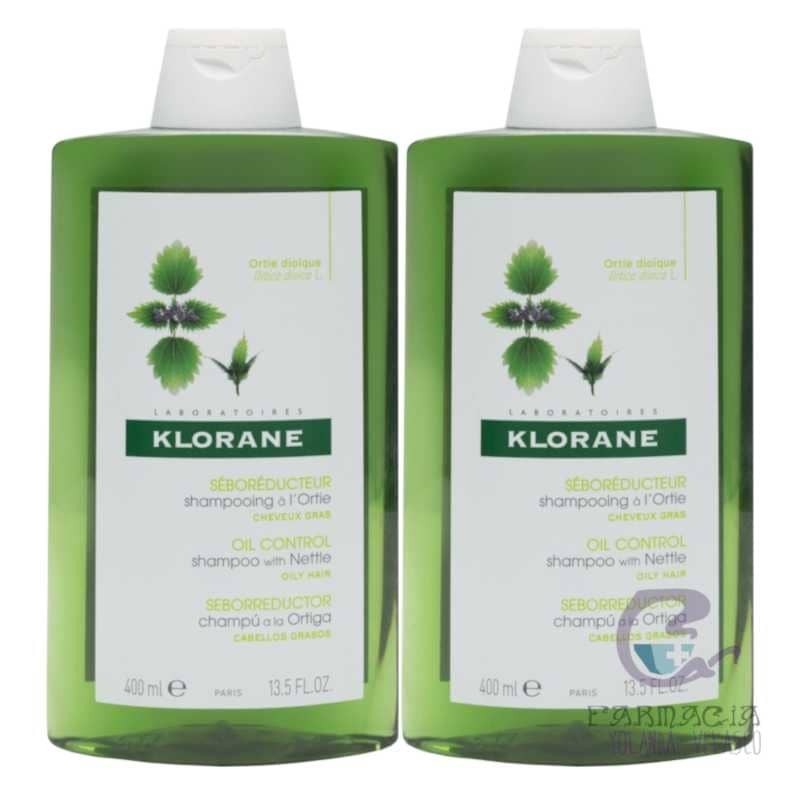 Klorane Pack Duo Champú Ortiga 2x400 ml