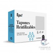 Tapones de Silicona Reutilizables EPS! 2 Unidades Talla L