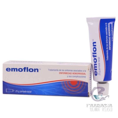 Emoflon Pomada Rectal 1 Envase 25 gr
